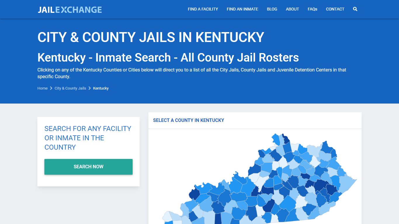 Kentucky County Jail List | County Jail Inmate Search ...